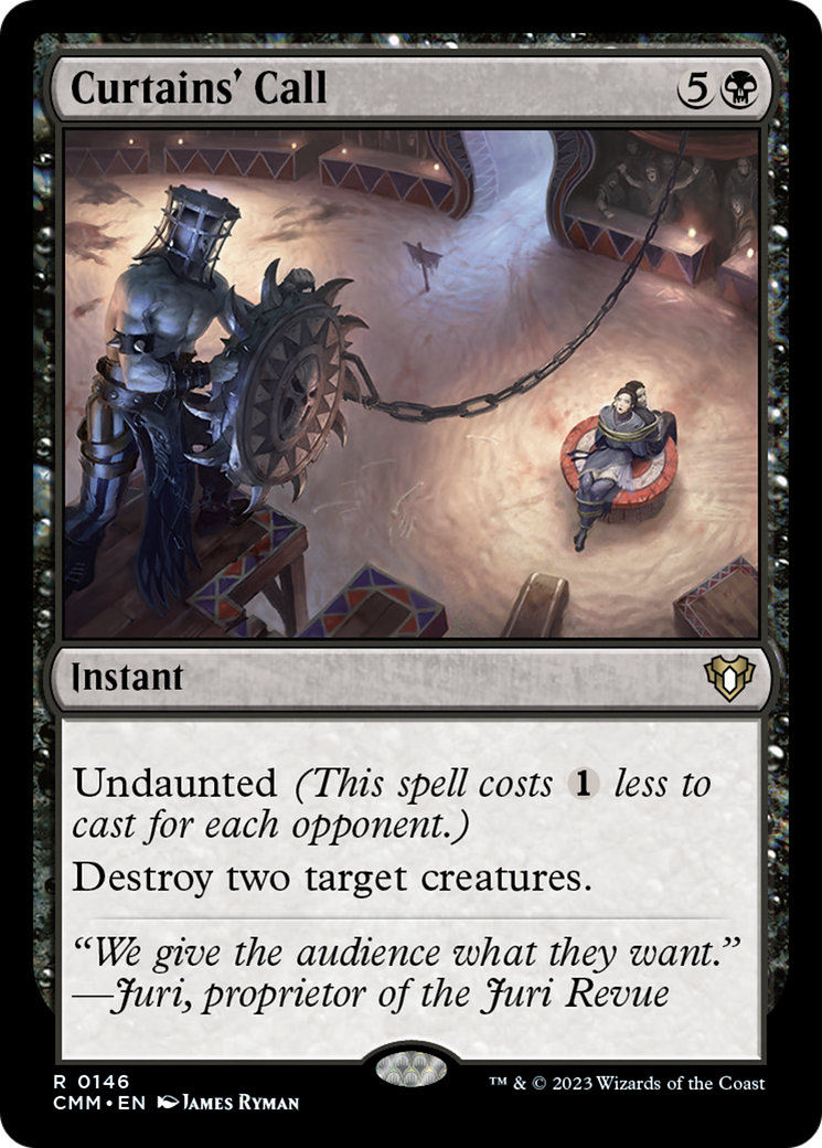 Curtains' Call [Commander Masters] | Jomio and Rueliete's Cards and Comics