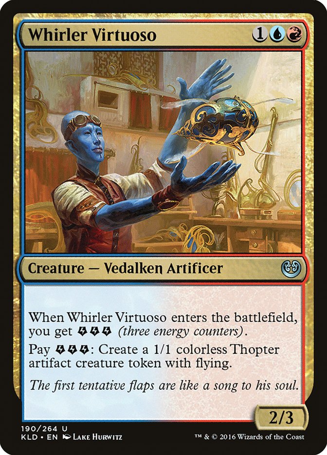Whirler Virtuoso [Kaladesh] | Jomio and Rueliete's Cards and Comics