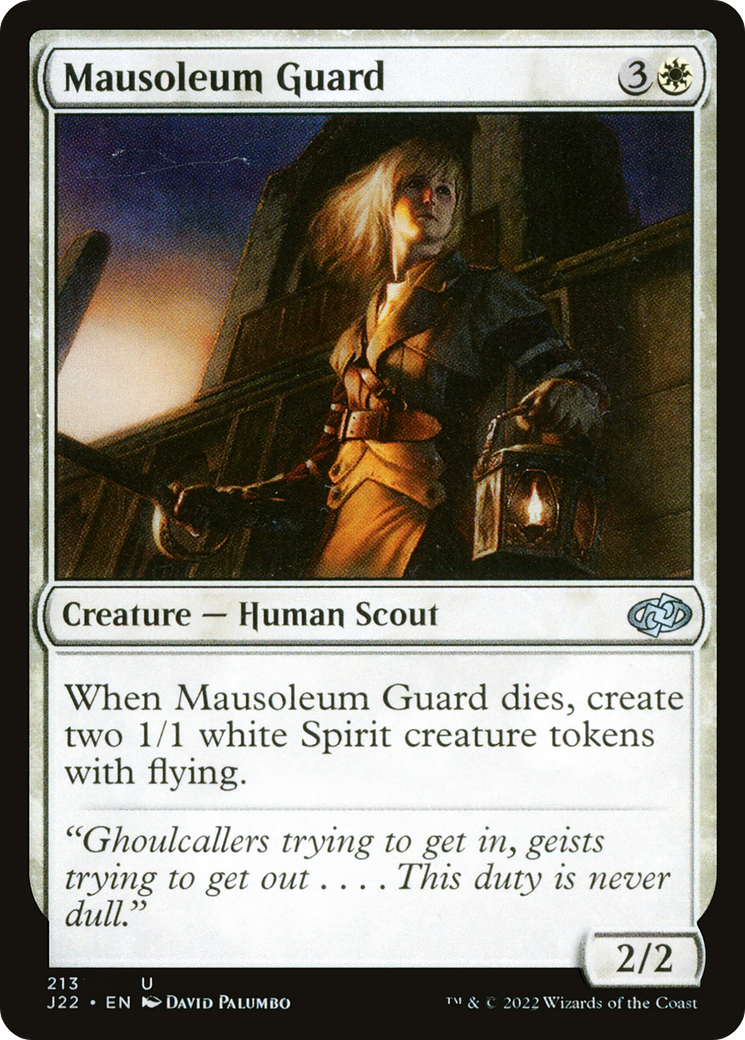 Mausoleum Guard [Jumpstart 2022] | Jomio and Rueliete's Cards and Comics