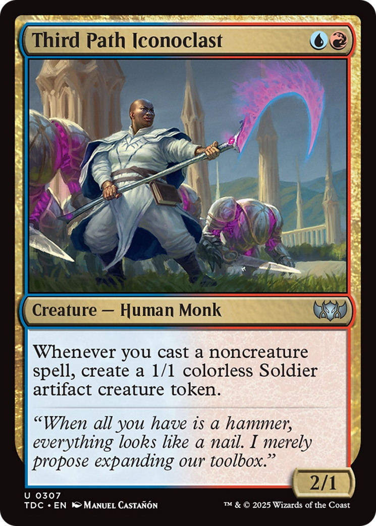 Third Path Iconoclast [Tarkir: Dragonstorm Commander] | Jomio and Rueliete's Cards and Comics