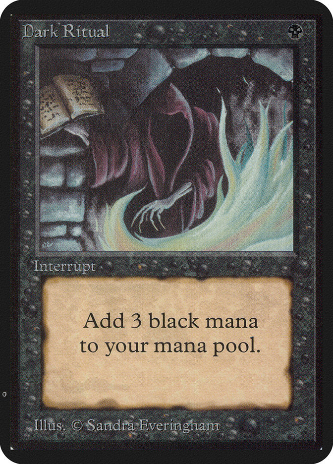 Dark Ritual [Alpha Edition] | Jomio and Rueliete's Cards and Comics