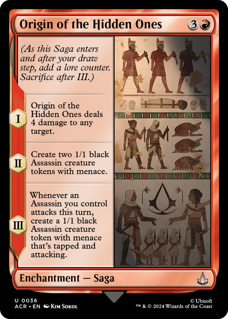 Origin of the Hidden Ones [Assassin's Creed] | Jomio and Rueliete's Cards and Comics