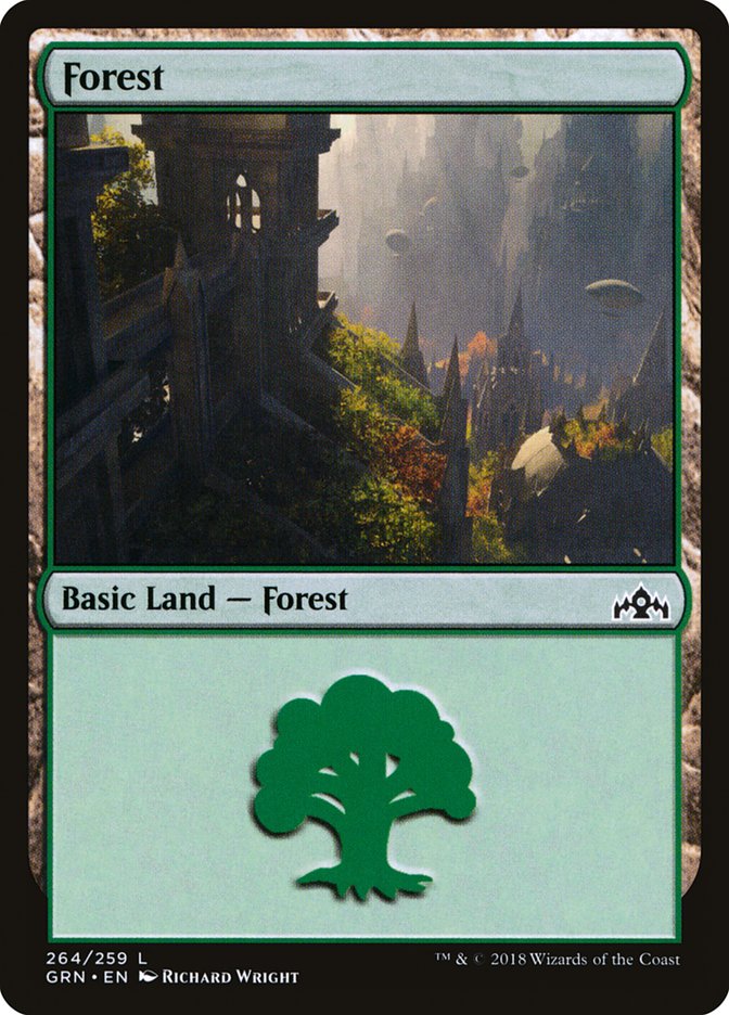 Forest (264) [Guilds of Ravnica] | Jomio and Rueliete's Cards and Comics