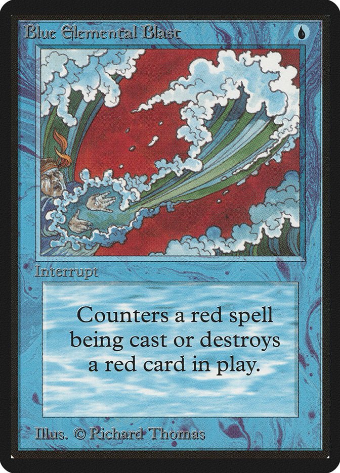 Blue Elemental Blast [Beta Edition] | Jomio and Rueliete's Cards and Comics