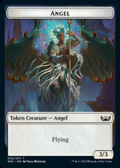 Treasure (015) // Angel Double-Sided Token [Streets of New Capenna Tokens] | Jomio and Rueliete's Cards and Comics