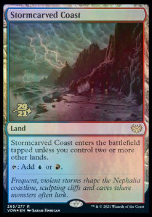 Stormcarved Coast [Innistrad: Crimson Vow Prerelease Promos] | Jomio and Rueliete's Cards and Comics