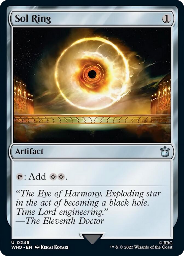 Sol Ring [Doctor Who] | Jomio and Rueliete's Cards and Comics
