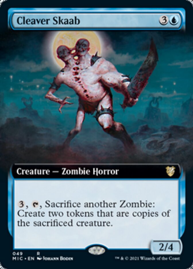 Cleaver Skaab (Extended Art) [Innistrad: Midnight Hunt Commander] | Jomio and Rueliete's Cards and Comics