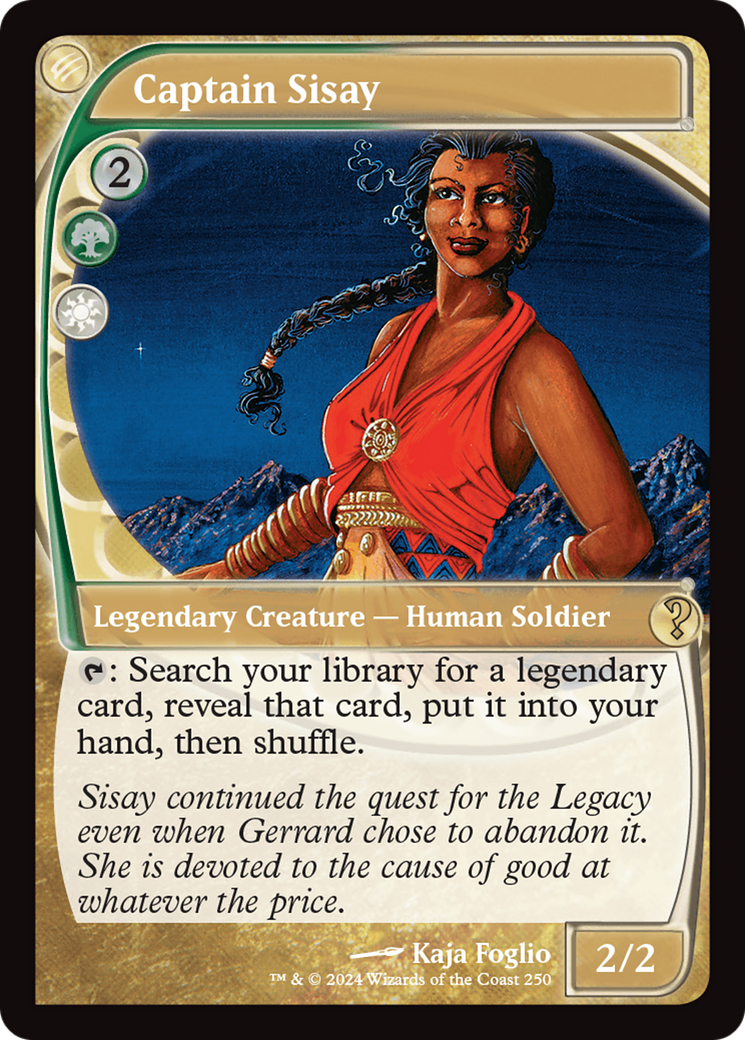 Captain Sisay (Future Sight) [Mystery Booster 2] | Jomio and Rueliete's Cards and Comics