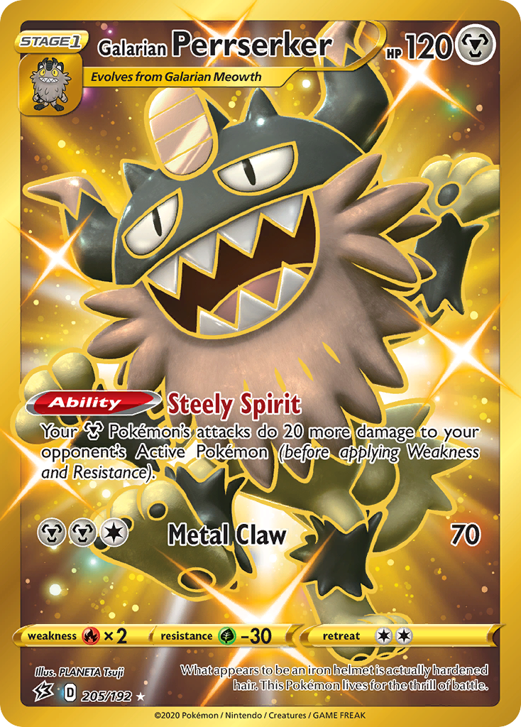 Galarian Perrserker (205/192) [Sword & Shield: Rebel Clash] | Jomio and Rueliete's Cards and Comics