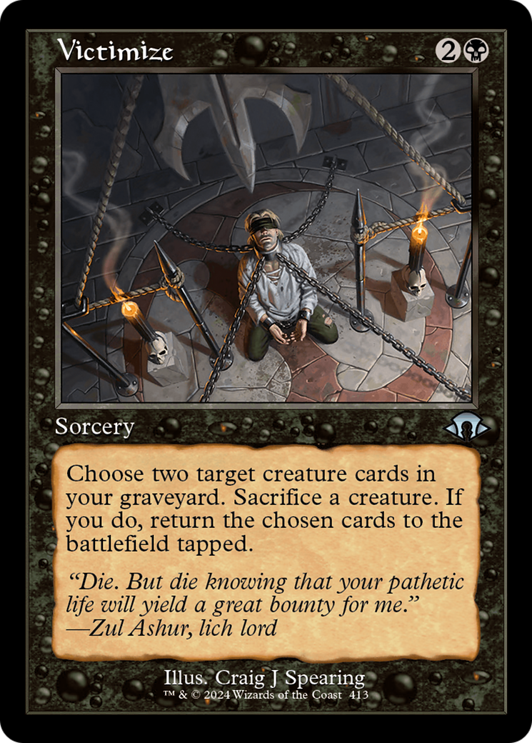 Victimize (Retro) [Modern Horizons 3] | Jomio and Rueliete's Cards and Comics
