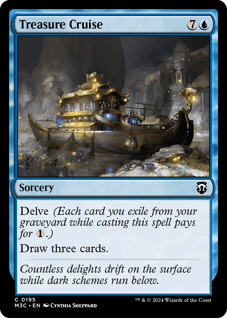 Treasure Cruise (Ripple Foil) [Modern Horizons 3 Commander] | Jomio and Rueliete's Cards and Comics