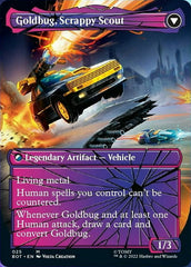 Goldbug, Humanity's Ally // Goldbug, Scrappy Scout (Shattered Glass) [Transformers] | Jomio and Rueliete's Cards and Comics