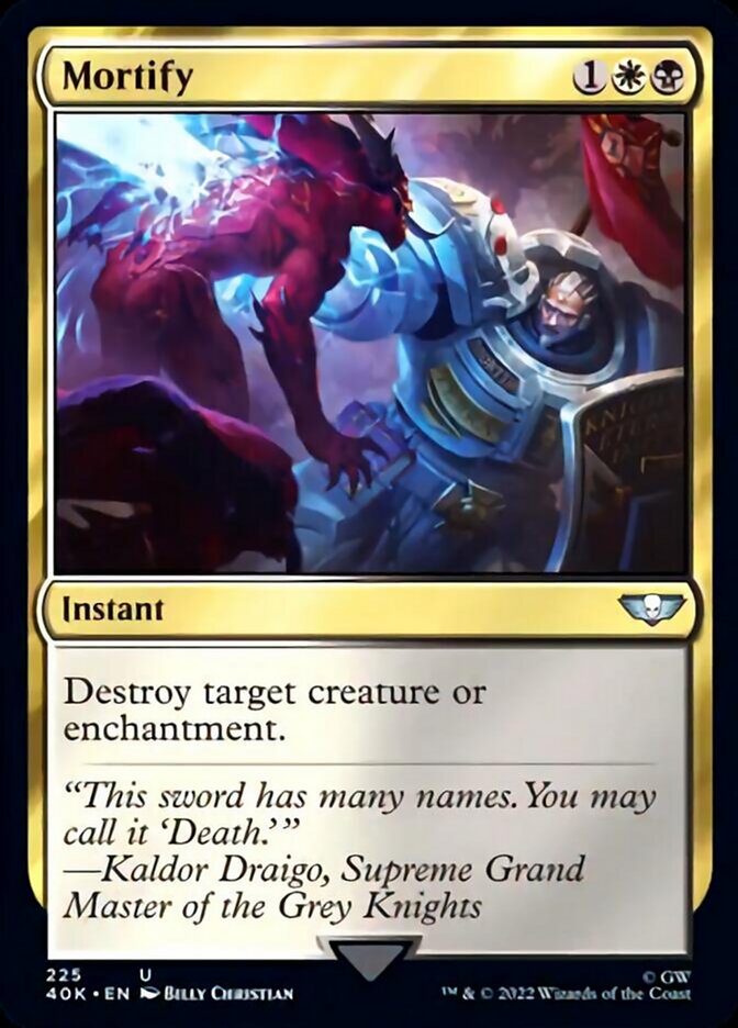 Mortify [Warhammer 40,000] | Jomio and Rueliete's Cards and Comics