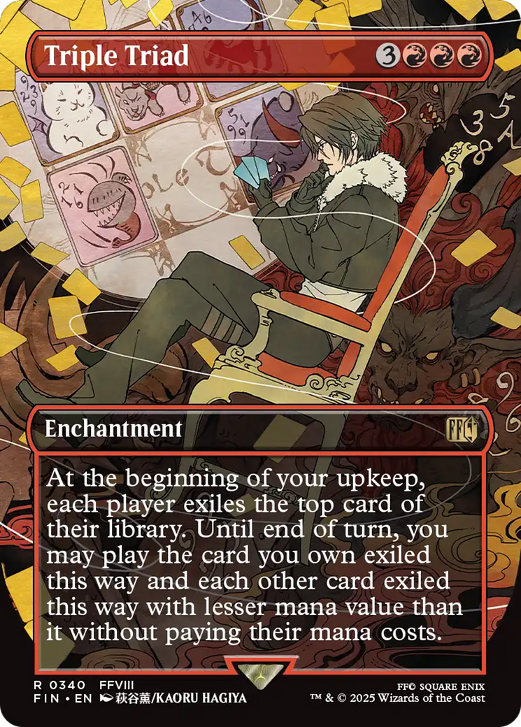 Triple Triad (Borderless) [FINAL FANTASY] | Jomio and Rueliete's Cards and Comics