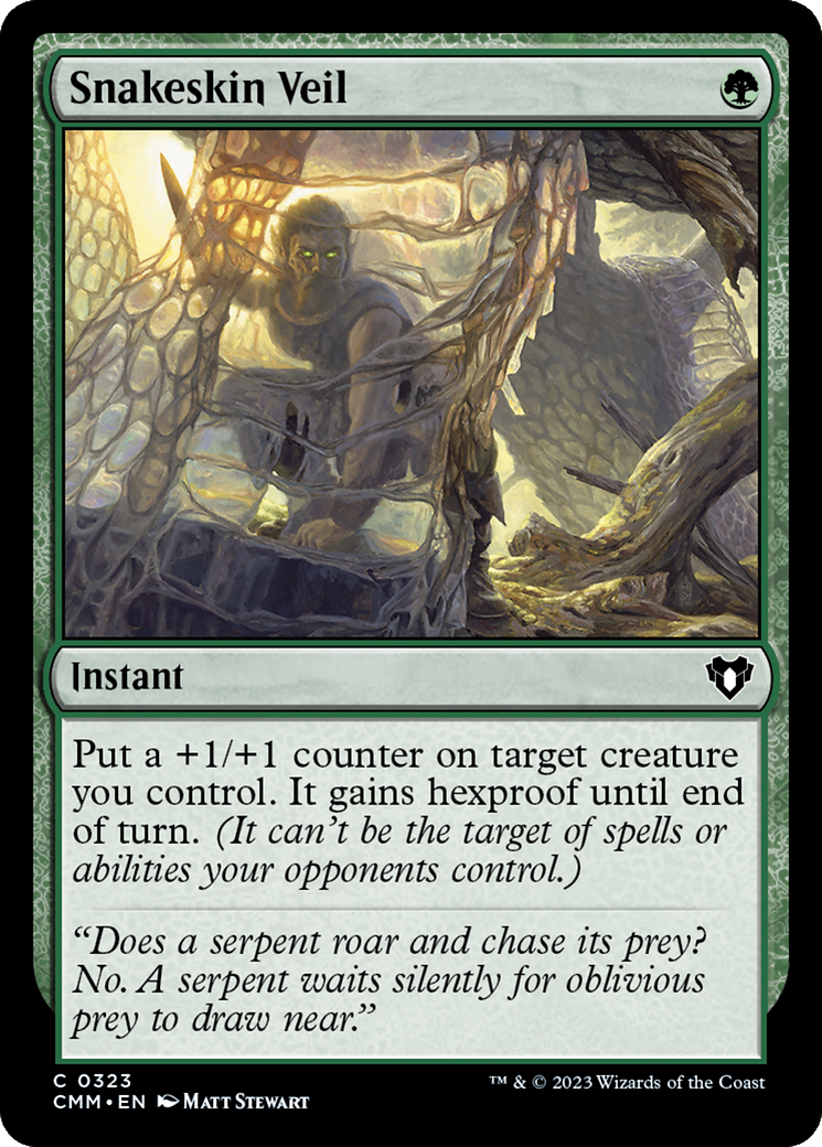 Snakeskin Veil [Commander Masters] | Jomio and Rueliete's Cards and Comics
