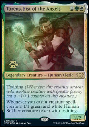 Torens, Fist of the Angels [Innistrad: Crimson Vow Prerelease Promos] | Jomio and Rueliete's Cards and Comics