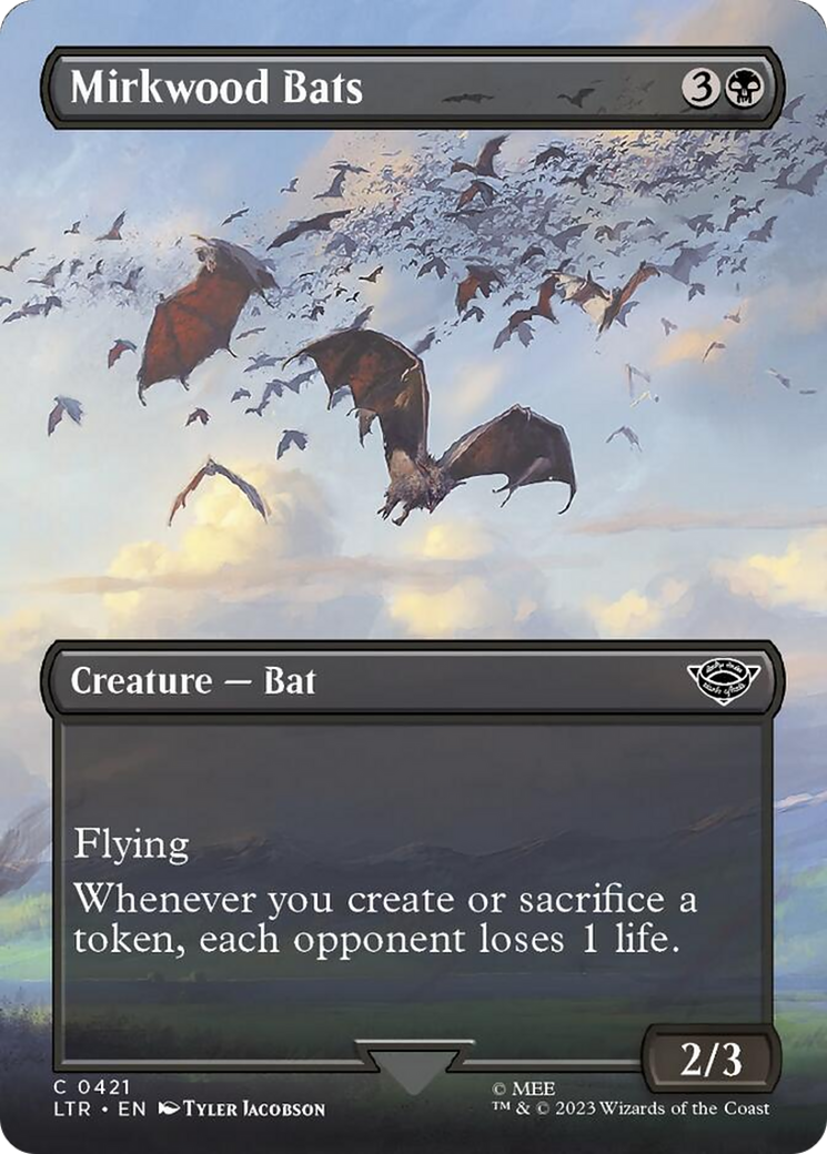 Mirkwood Bats (Borderless Alternate Art) [The Lord of the Rings: Tales of Middle-Earth] | Jomio and Rueliete's Cards and Comics