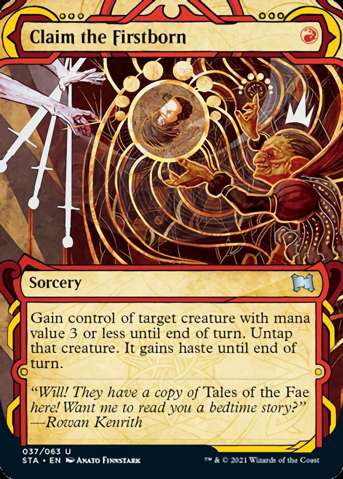 Claim the Firstborn [Strixhaven: School of Mages Mystical Archive] | Jomio and Rueliete's Cards and Comics