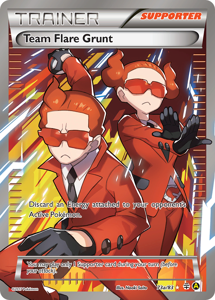 Team Flare Grunt (73a/83) [Alternate Art Promos] | Jomio and Rueliete's Cards and Comics