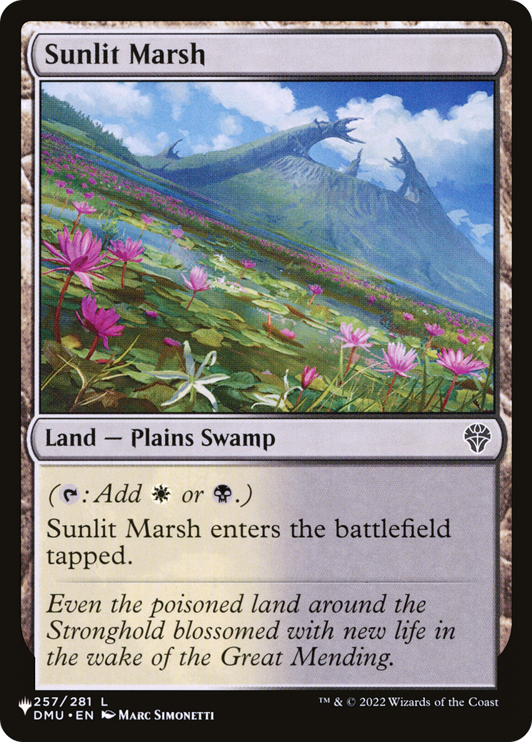 Sunlit Marsh [The List] | Jomio and Rueliete's Cards and Comics