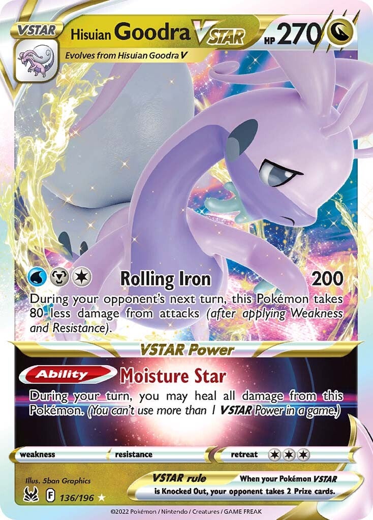 Hisuian Goodra VSTAR (136/196) [Sword & Shield: Lost Origin] | Jomio and Rueliete's Cards and Comics