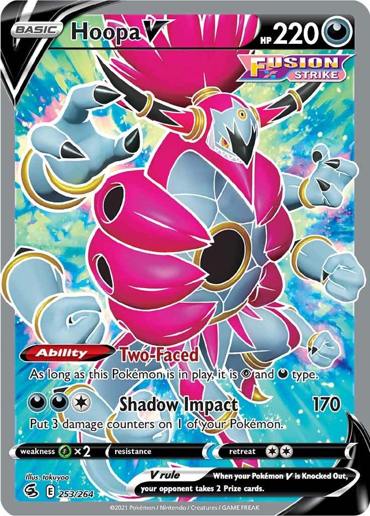 Hoopa V (253/264) [Sword & Shield: Fusion Strike] | Jomio and Rueliete's Cards and Comics