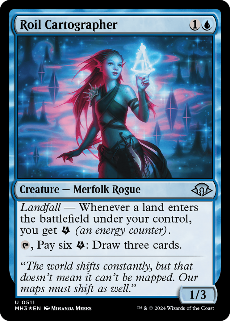 Roil Cartographer (Ripple Foil) [Modern Horizons 3] | Jomio and Rueliete's Cards and Comics