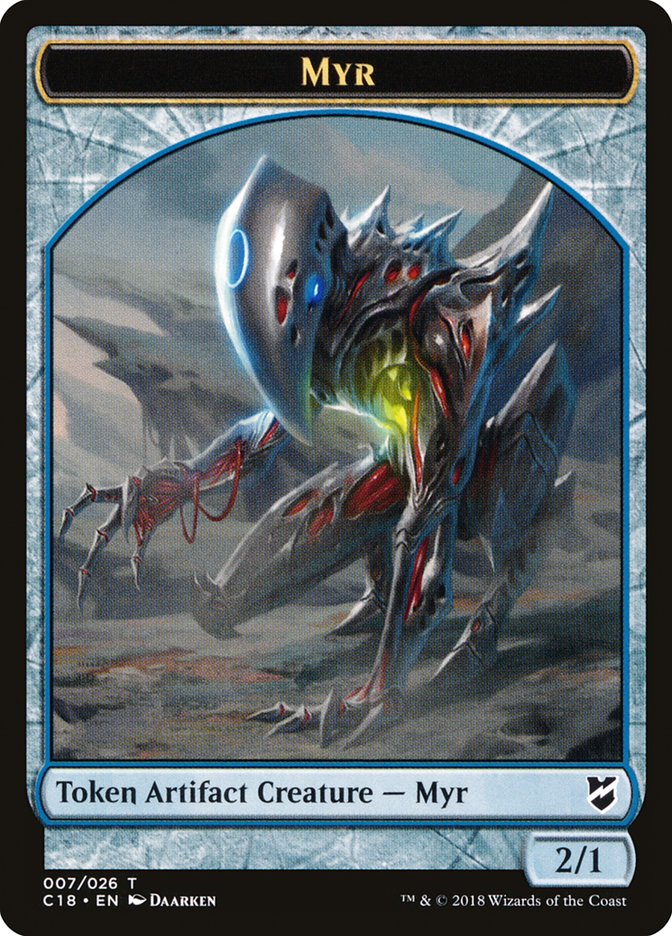 Myr Token (007/026) [Commander 2018 Tokens] | Jomio and Rueliete's Cards and Comics