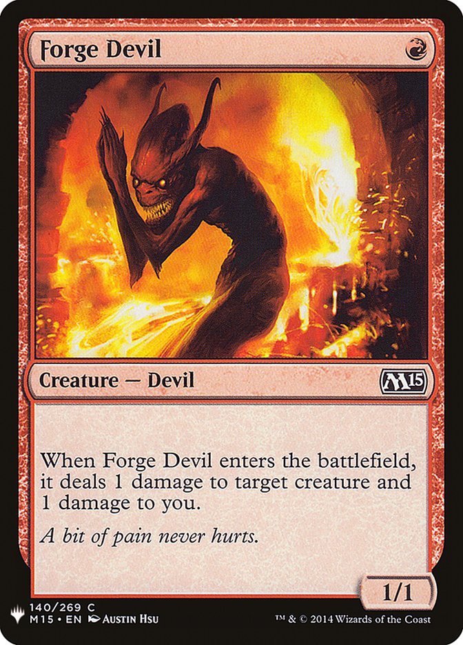 Forge Devil [Mystery Booster] | Jomio and Rueliete's Cards and Comics