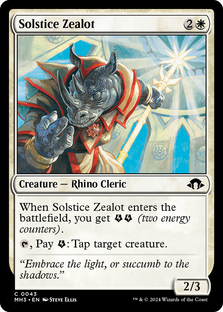 Solstice Zealot [Modern Horizons 3] | Jomio and Rueliete's Cards and Comics