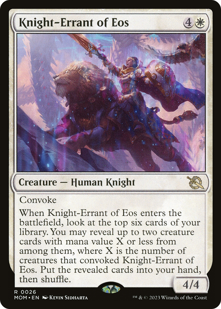 Knight-Errant of Eos [March of the Machine] | Jomio and Rueliete's Cards and Comics