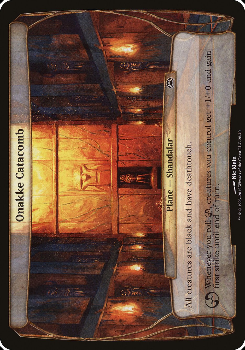 Onakke Catacomb (Planes) [Planechase 2012 Planes] | Jomio and Rueliete's Cards and Comics