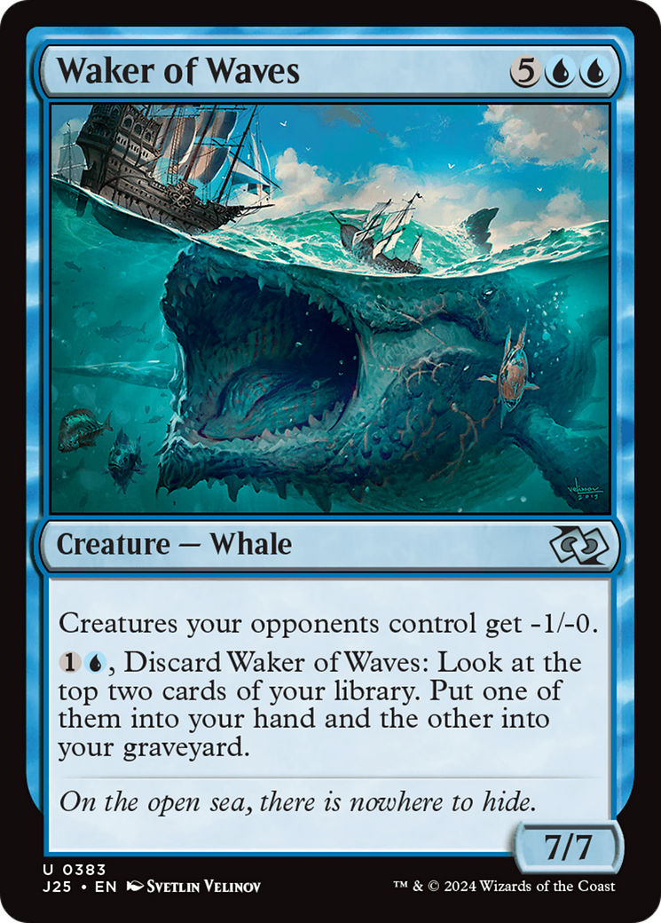 Waker of Waves [Foundations Jumpstart] | Jomio and Rueliete's Cards and Comics