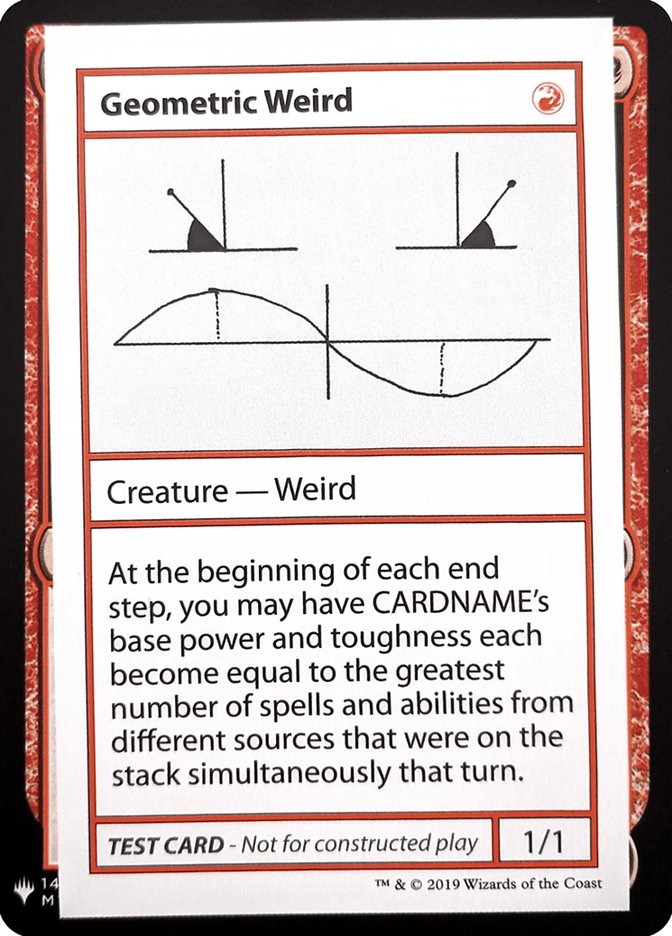 Geometric Weird [Mystery Booster Playtest Cards] | Jomio and Rueliete's Cards and Comics