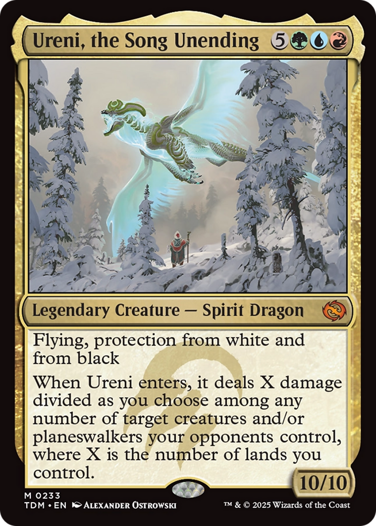 Ureni, the Song Unending [Tarkir: Dragonstorm] | Jomio and Rueliete's Cards and Comics