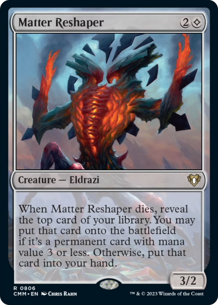 Matter Reshaper [Commander Masters] | Jomio and Rueliete's Cards and Comics