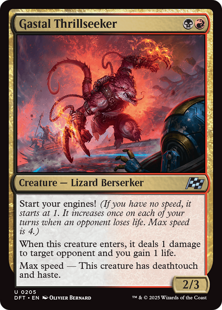 Gastal Thrillseeker [Aetherdrift] | Jomio and Rueliete's Cards and Comics