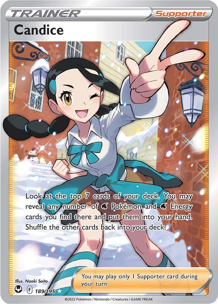 Candice (189/195) [Sword & Shield: Silver Tempest] | Jomio and Rueliete's Cards and Comics