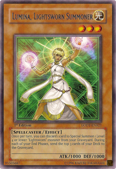 Lumina, Lightsworn Summoner [LODT-EN021] Rare | Jomio and Rueliete's Cards and Comics