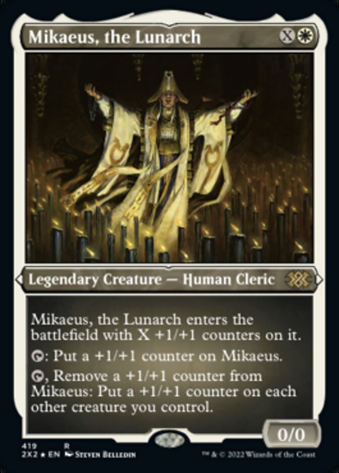 Mikaeus, the Lunarch (Foil Etched) [Double Masters 2022] | Jomio and Rueliete's Cards and Comics