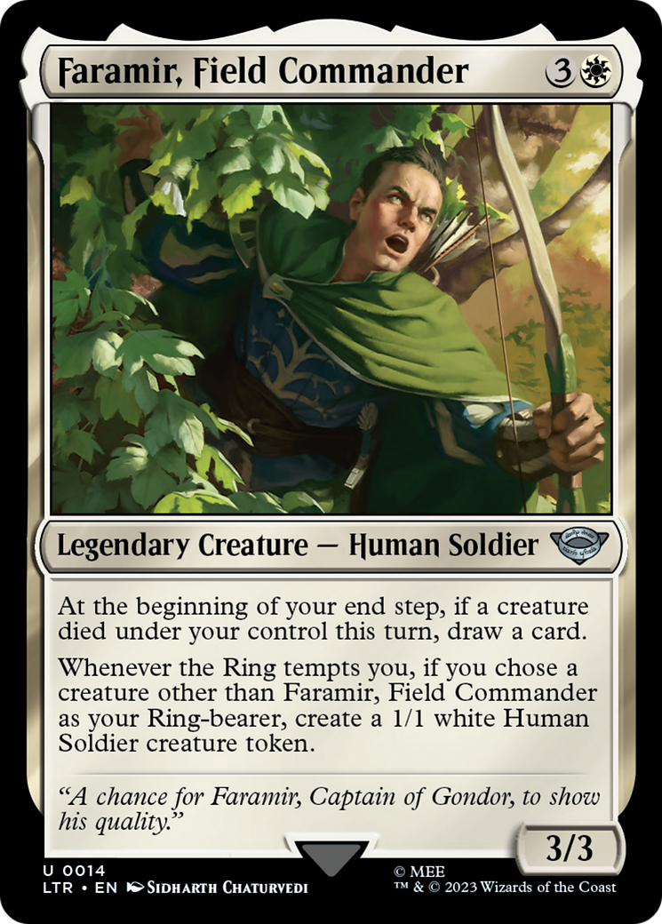 Faramir, Field Commander [The Lord of the Rings: Tales of Middle-Earth] | Jomio and Rueliete's Cards and Comics
