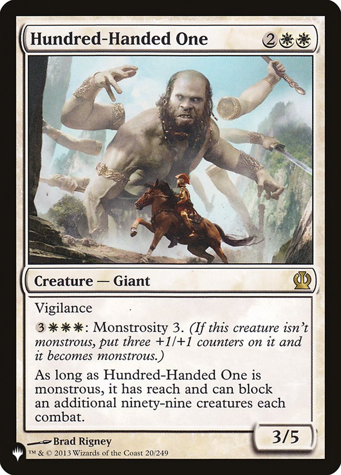 Hundred-Handed One [The List] | Jomio and Rueliete's Cards and Comics
