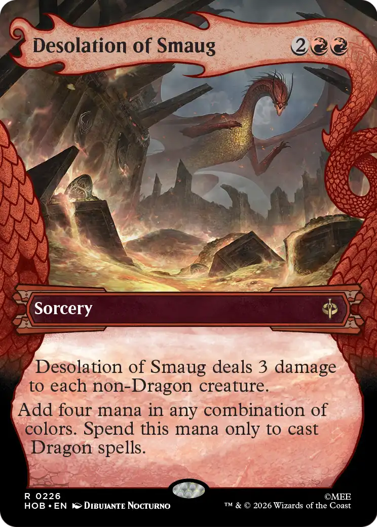 Desolation of Smaug (Showcase) [The Hobbit] | Jomio and Rueliete's Cards and Comics