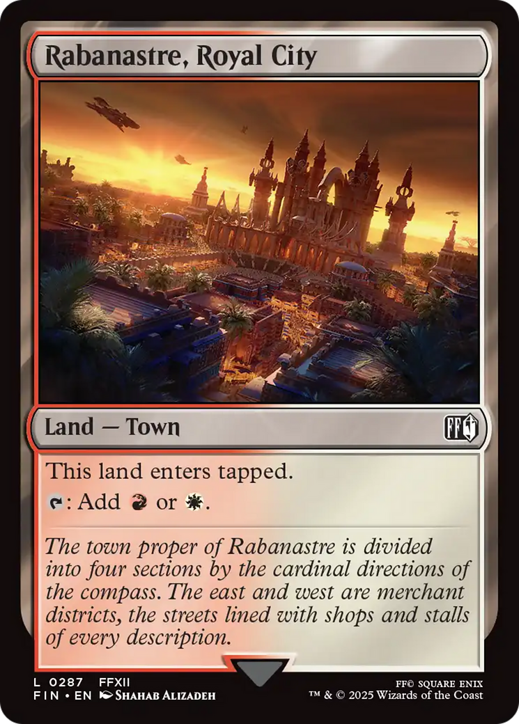 Rabanastre, Royal City [FINAL FANTASY] | Jomio and Rueliete's Cards and Comics