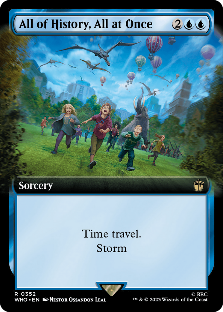 All of History, All at Once (Extended Art) [Doctor Who] | Jomio and Rueliete's Cards and Comics
