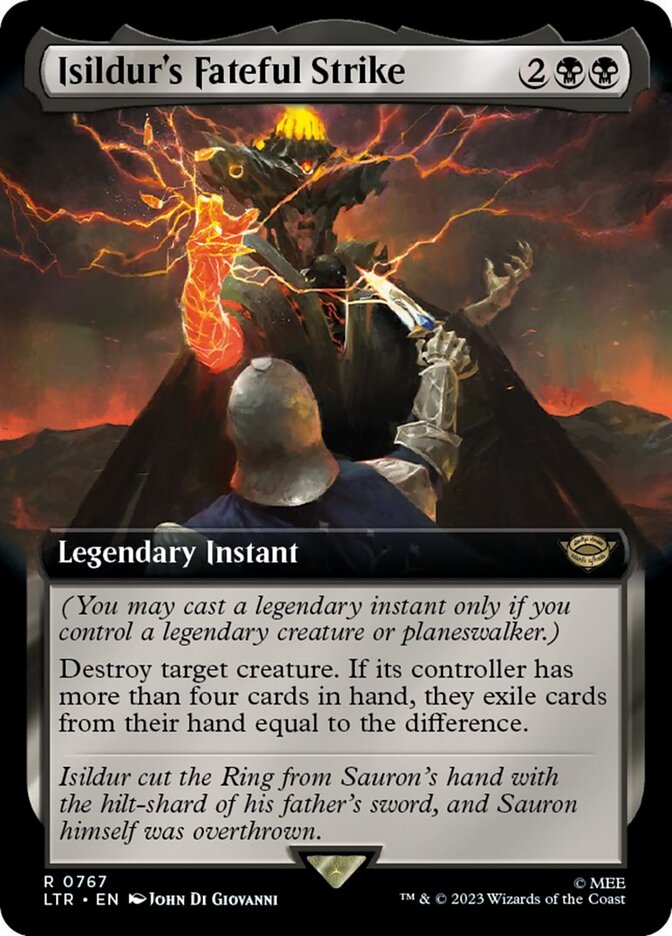 Isildur's Fateful Strike (Extended Art) (Surge Foil) [The Lord of the Rings: Tales of Middle-Earth] | Jomio and Rueliete's Cards and Comics