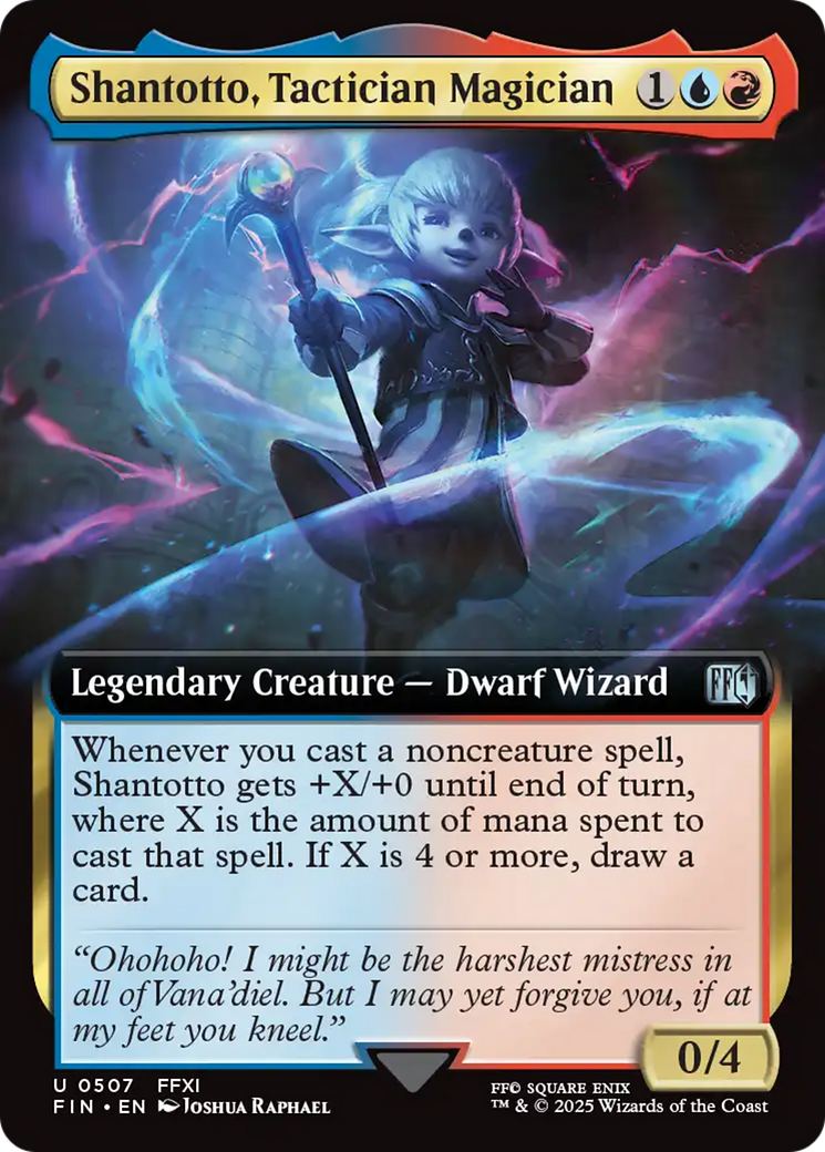Shantotto, Tactician Magician (Extended Art) [FINAL FANTASY] | Jomio and Rueliete's Cards and Comics