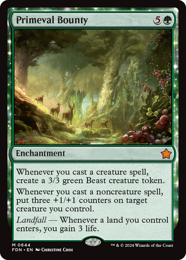 Primeval Bounty [Foundations] | Jomio and Rueliete's Cards and Comics