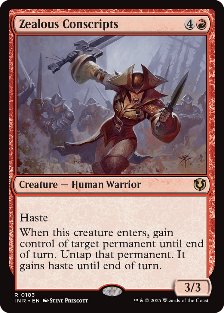 Zealous Conscripts [Innistrad Remastered] | Jomio and Rueliete's Cards and Comics